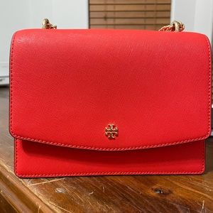 Tory Burch Emerson Orange Crossbody